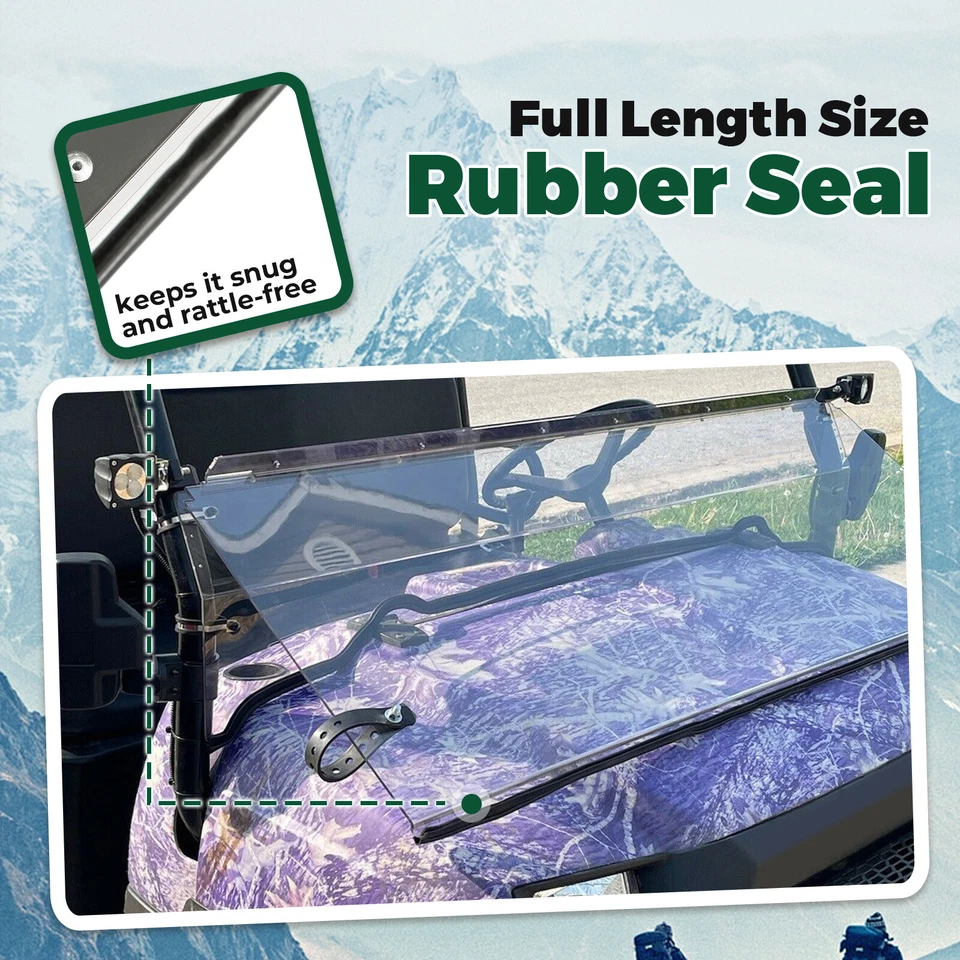 For Polaris Ranger 500 4x4 Ranger Crew 700/ XP 700 Front Windshield Clear - Image 4 of 4