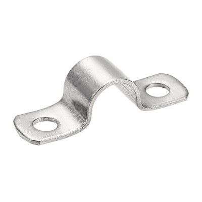 Uxcell 304 Stainless Steel Pipe Straps - 16mm (0.6") Rigid Clamps, 2 Hole, 8 Pack - View #11