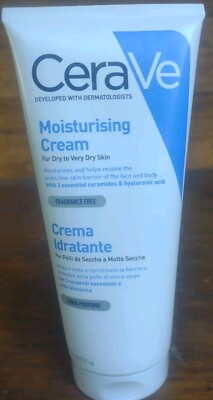 CeraVe Moisturizing Cream For Dry to Very Dry Skin 177ml 6oz Exp 10/2026