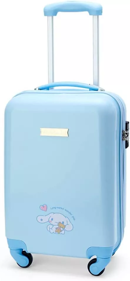 SANRIO Cinnamonroll Carry on Luggage Travel Bag Blue with TSA Lock