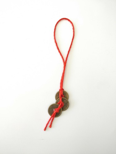 Chinese Feng Shui Three Coins And Bells Set Attract Wealth Prosperity Good Luck  - Picture 2 of 7
