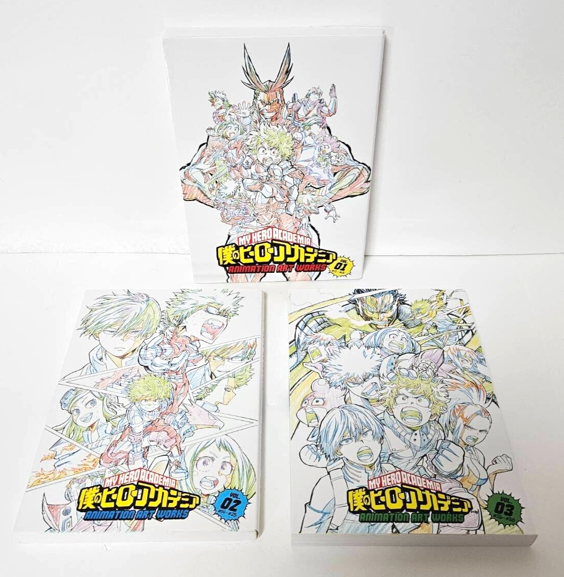 My Hero Academia Animation Art Works book vol 1~3 Set | eBay