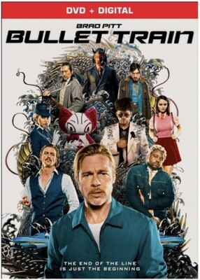 Bullet Train, Good DVD, Brad Pitt,Zazie Beetz,Benito Martínez Ocasio,Andrew Koji