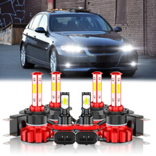 For Bmw 328i 2007 - 2016 6x Bulbs Led Headlights Hilow Beams Fog Lights 6k