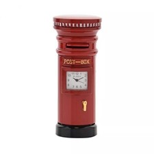 Tischuhr Post Box Uhr - Englischer Briefkasten Dekorative Designer Uhr