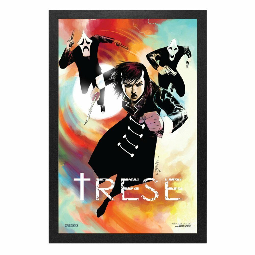 TRESE DRAGON GATE 13x19 FRAMED GELCOAT NETFLIX ANIME STREAMING COMICS GIFT  COOL! 