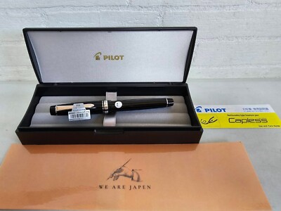 Pilot Custom Heritage 912 Fountain Pen Black FA Falcon Nib 14K From Japan