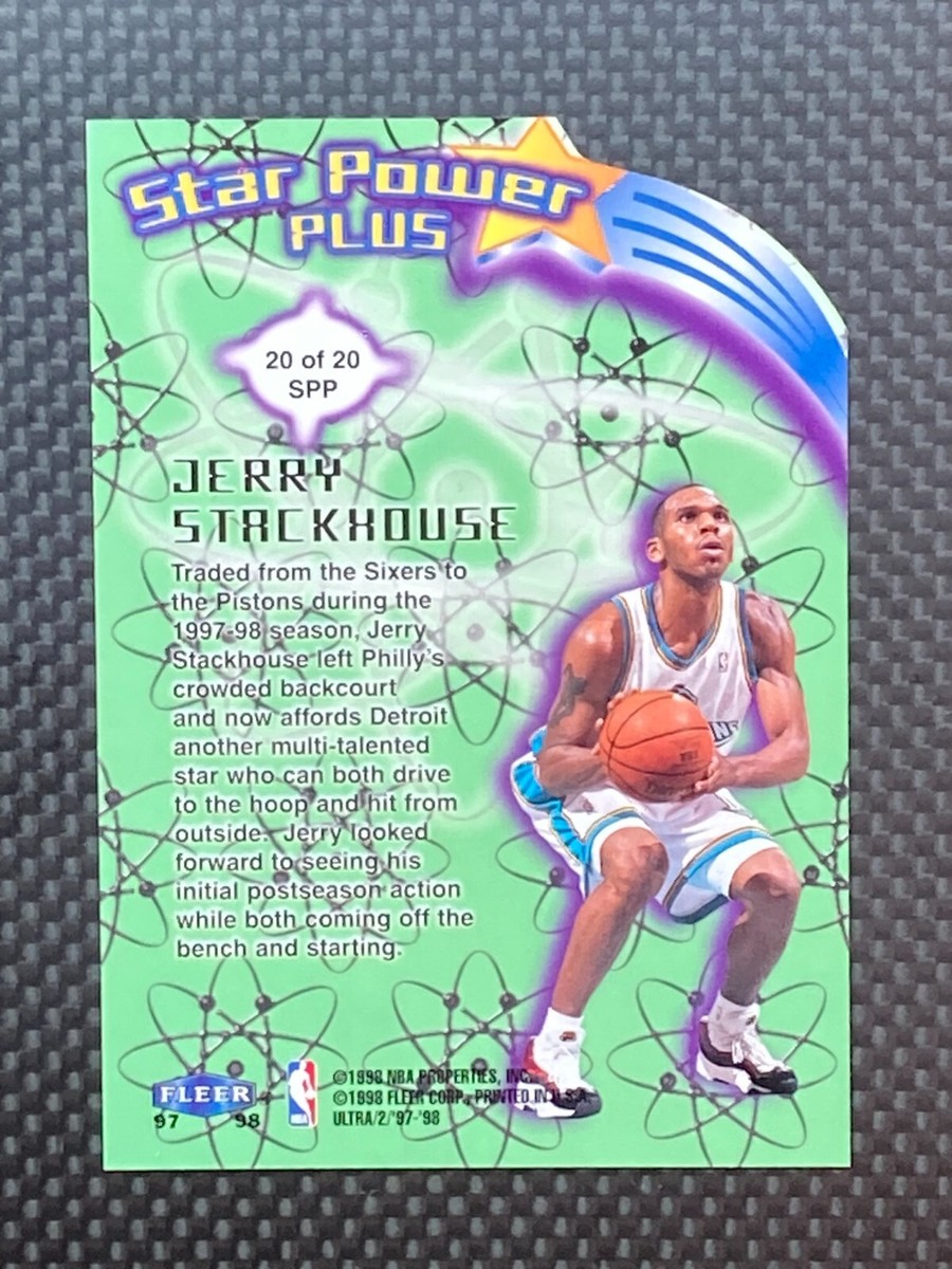 1997-98 Ultra Star Power Plus #SPP20 JERRY STACKHOUSE | eBay