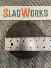 6 inch disc 1 inch thick steel plate 1”x6” disc A36 Hot Roll Flat