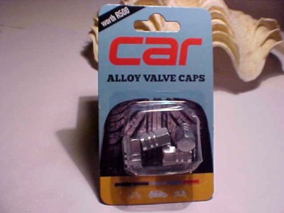 4-SILVER  TIRE WHEEL AIR PREASURE STEM VALVE CAPS   UNIVERSAL FIT CAR CYCLE BIKE
