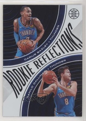 2019 Illusions Rookie Reflections Sapphire Darius Bazley Danilo Gallinari RC gd1