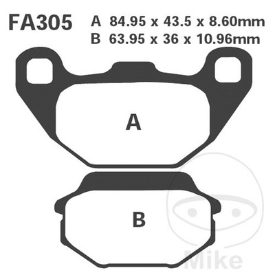 EBC Pastillas de freno sinterizadas para moto R