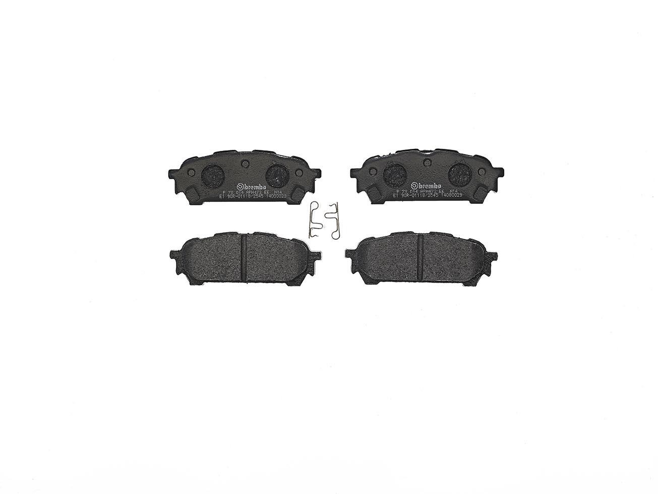 BRAKE PAD SET DISC BRAKE P 78 014 FOR SUBARU EJ22E 2.2L EJ255/EJ251/EJ253 2.5L - Image 13