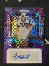 2023 Prizm Wesley Walls Sensational Signatures Purple Auto /49