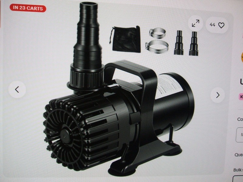 NEW Water pump submersible 120w 2700gph pond
