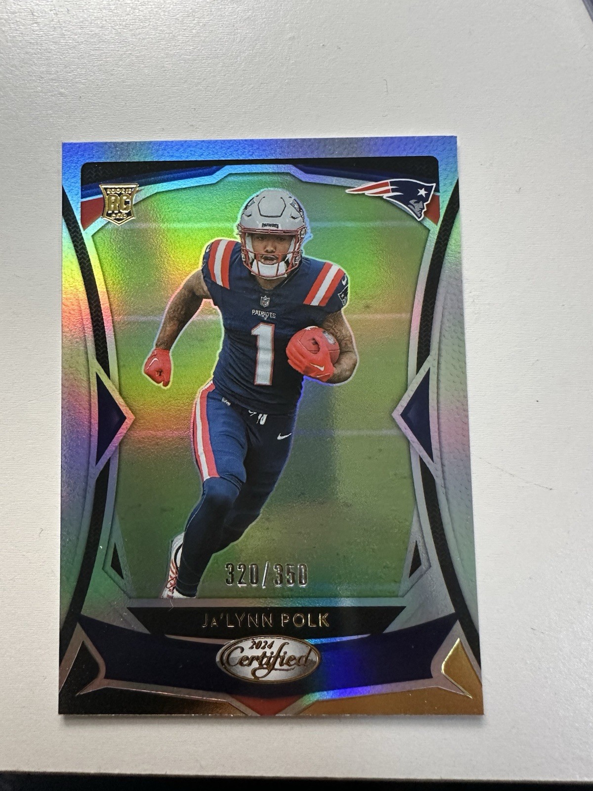 2024 Panini Certified - Rookies Ja'Lynn Polk #128 Mirror /350 (RC)