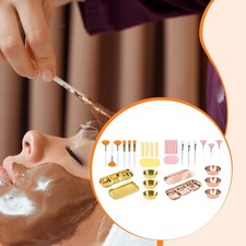 23 Teiliges Gesichtspflegeset: Mischschalen f&uuml;r Masken, Schalen Und Pinsel f&uuml;r