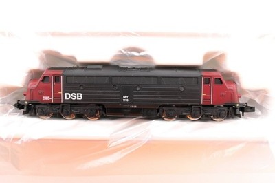 Minitrix 12745 Diesellok ''NOHAB'' My1116 der DSB, rot/schwarz, DSS, OVP, (E620)