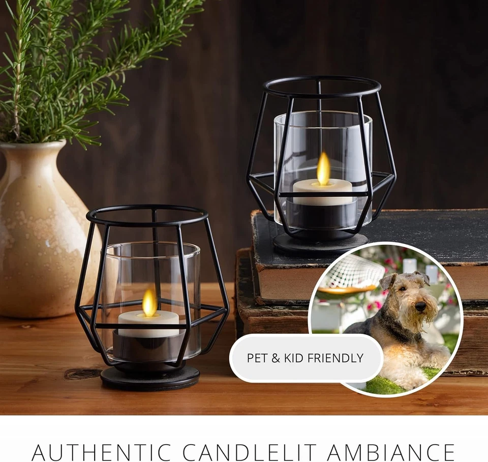 Luminara Flameless Indoor Tea Light LED Candle, 1.4"x2", Pack of 2 - Pearl Ivory - Image 4 of 4