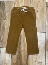 Baby Boden Corduroy Pull on Pants 3-4 Brown Lined Toddler Kids