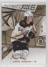 2021-22 SP Game Used Authentic Rookies Gold Fragment 14/25 Jack Ahcan #161 0c3