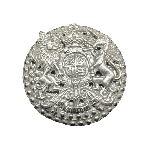 Victorian Silver Plated Uniform Button Officers British Army
