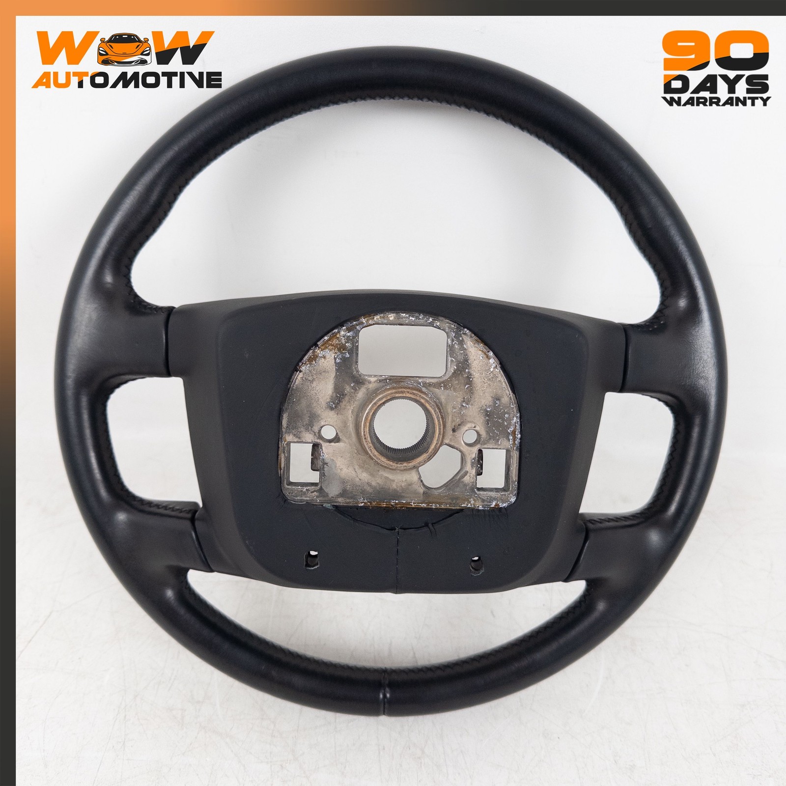 04-17 BENTLEY CONTINENTAL GT GTC FLYING SPUR DRIVER STEERING WHEEL BLACK OEM