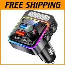 Bluetooth 5.3 Car Charger, Fast Charging, Hands-Free Calling