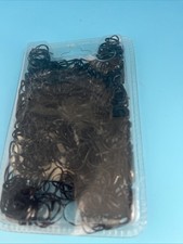 500 count Mini Rubber Bands Premium Elastic Bands Non Slip Small Hair Ties Black
