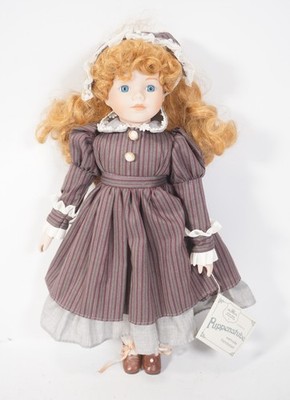 Vintage Guild Craft Collection Dollhouse Doll Girl in Dress