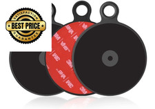 APPS2Car Dashboard Pad Mounting Disk for Suction Cup Phone Mount, 3Pcs Black