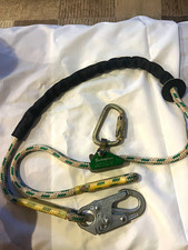 Buckingham Buck-A-Juster 9448 6ft Rope Lanyard Positioning Strap w/ Carabiner
