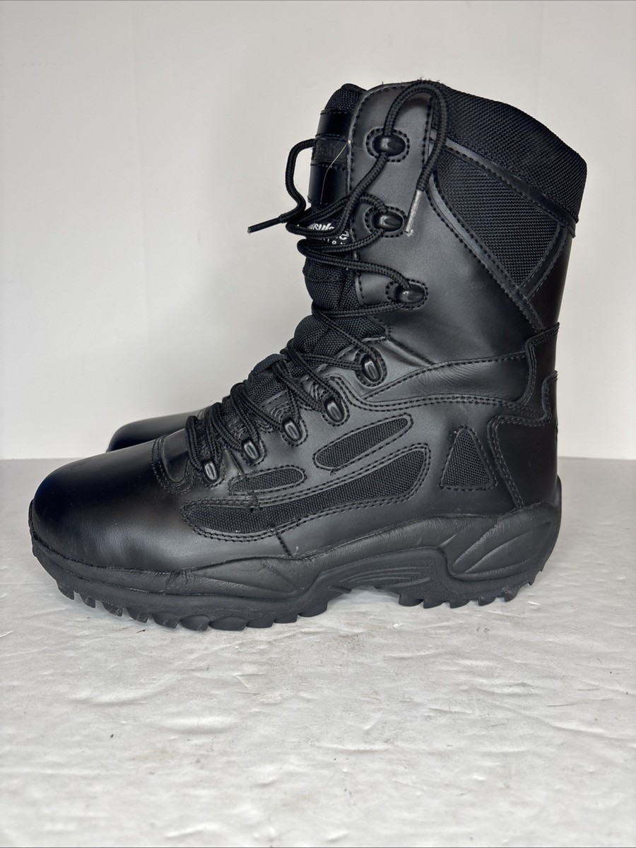 Reebok Tactical Boots Sz 10.5M RB8878 Waterproof Insulated Black Side Zip View 5