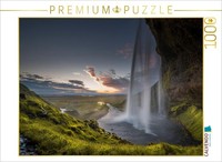 Calvendo Puzzle Seljalandsfoss Wasserfall | 1000 Teile Lege-GrößE 64X48Cm Foto-P