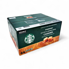 Starbucks K-Cup Coffee Pods, Caramel Flavored, 64 Count