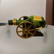 COURVOISIER VSOP COGNAC,MINI PLASTIC CANNON andBOTTLE,MADE IN FRANCE