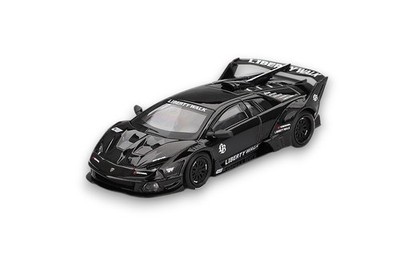 Lamborghini LB-Silhouette WORKS MURCIELAGO GT Evo Black 2024 Mini GT MGT01053-L