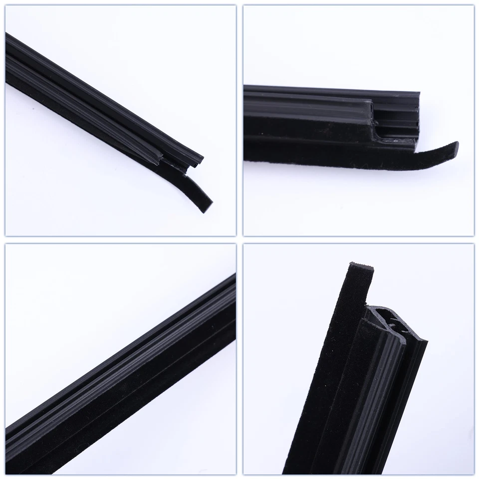 4X Window Glass Seals Door Belt Weatherstrip For 1987-95 Nissan Pathfinder 3.0L - Image 2 of 4