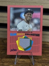 2026 Topps Heritage Jazz Chisholm Jr Clubhouse Collection Game Worn Patch /77