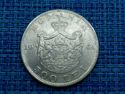 🇷🇴 Romania 500 lei 1944 KM-65 silver 0.700 Coin 060326-11