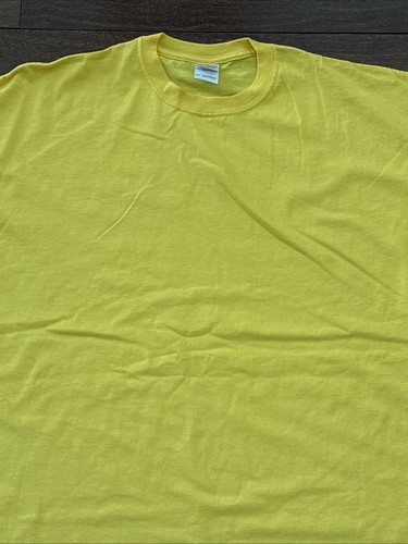 Gilden Ultra Cotton Tee T-shirt Unisex 3XL Gold New. - Picture 5 of 5