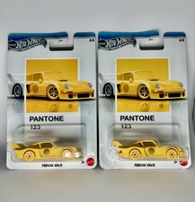 Hot Wheels Porsche Lot Of 2x - Pantone 123 Porsche 934/5 Yellow 2x Chase 6/6 NEW