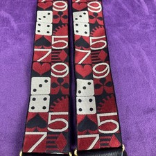 Vintage Trafalgar novità bretelle bugiardi dadi poker