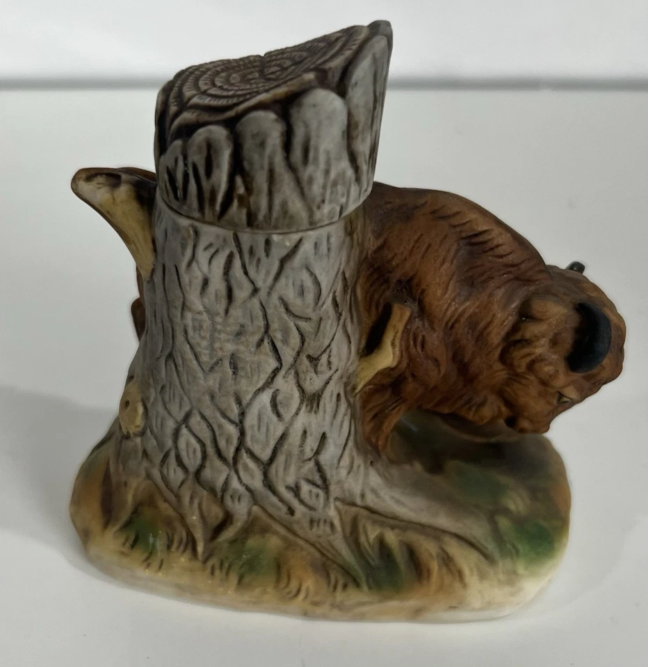 Cyrus Noble 1978 Mini Decanter Of Mother Buffalo With Baby, Hass Brothers - Image 3 of 4
