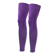 One Pair Compression Full Length Leg Sleeve for Men Women, Running, Basketbal...