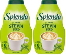 SPLENDA Stevia liquid Zero Calorie Sweetener Drops, 3.38 Fl Oz Pack of 2 