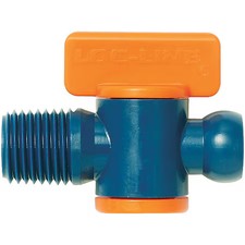 Loc-Line 29452 Male Npt Valve, 1/4-Pk10