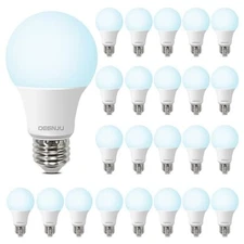 Light Bulbs Daylight 5000K, 60 Watt Equivalent Bulbs, A19 Standard Bulbs, 800...