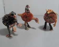 Vintage 90s Star Wars Koosh Ball Toy Figure Episode 1 Lot Of 3 As Shown In VGC