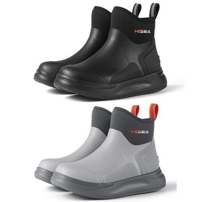 HISEA Women Waterproof Ankle Rain Boots Lightweight Yard Garden Work Mud Booties